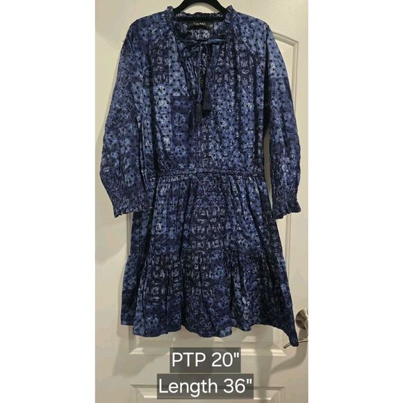 Lauren Ralph Lauren Eyelet Puff Sleeve Tiered Patchwork Dress Sz 8 NWT MSRP $185 - Picture 3 of 16